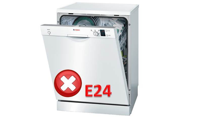 Bosch bulaşık makinesinde E24 hatası