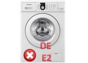 Грешки в DE E2 в пералнята на Samsung