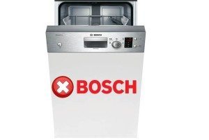 Erros da máquina de lavar loiça da Bosch