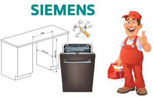 Tự lắp đặt máy rửa chén của Siemens