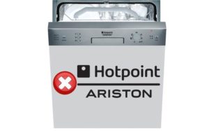 Códigos de erro da máquina de lavar louça Ariston