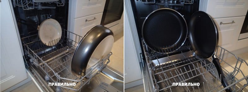 ilægning af tallerkener i opvaskemaskinen