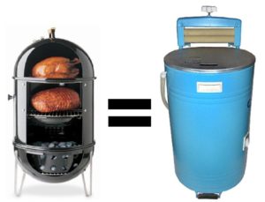 Hvordan lage et røykehus fra en vaskemaskin