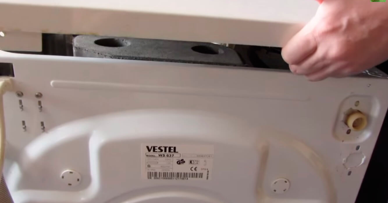 How to replace bearings on a Vestel washing machine