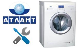 Mau funcionamento da máquina de lavar roupa Atlant