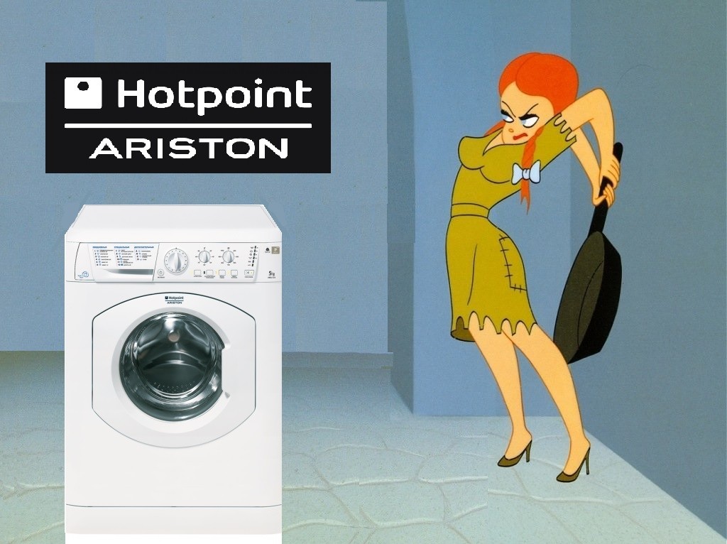 Desmontagem manual da máquina de lavar roupa Ariston