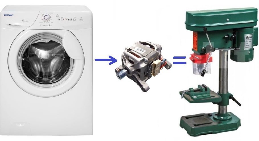 Как да направите машина от двигателя от пералня