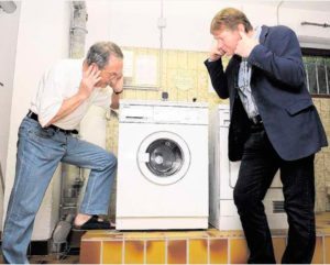 máy giặt ồn ào