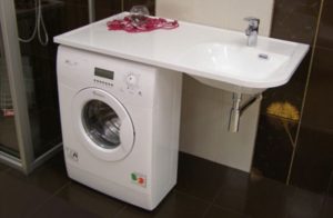 Compact front-loading washing machines