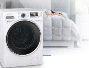 Samsung vaskemaskine roterer vibrationer