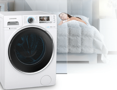 Πλυντήριο μηχανής πλυντηρίου της Samsung δονήσεις