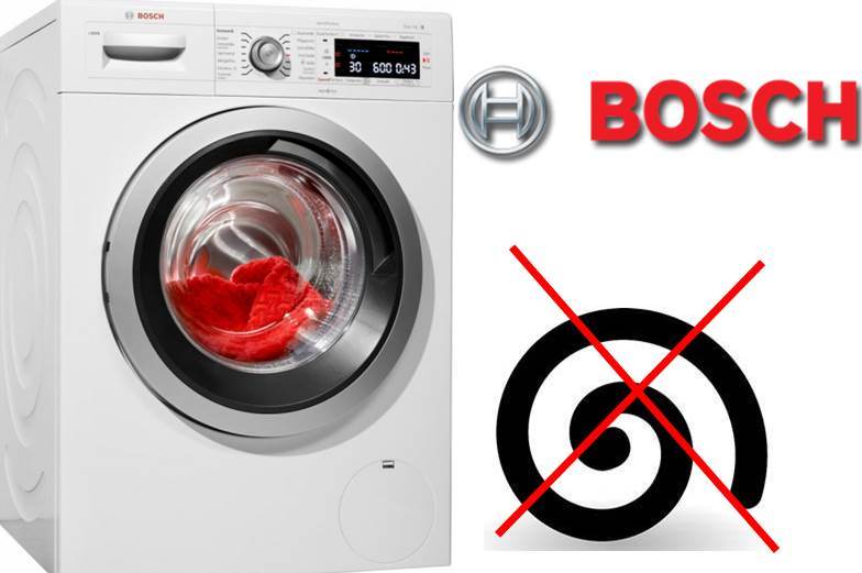 Bosch vaskemaskine vrider sig ikke