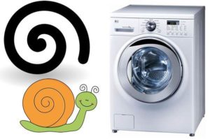 Spin zīme uz veļas mašīnas