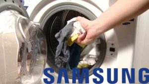 Samsung máquina de lavar roupa não torce