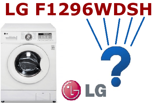 Marcando máquinas de lavar roupa LG com decodificação