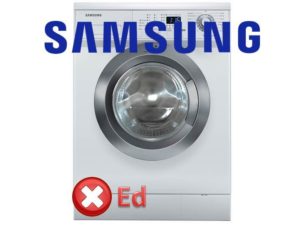 Klaida Edas „Samsung“ skalbimo mašinoje