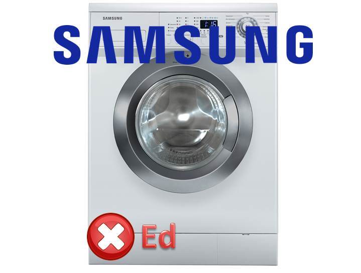 Feil Ed på en Samsung vaskemaskin