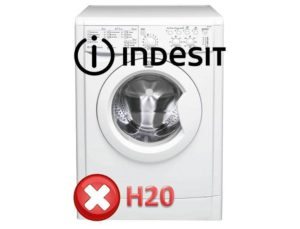 Indesit tvättmaskin - Fel H20