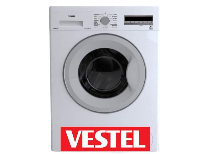 Kod ralat untuk mesin basuh Vestel