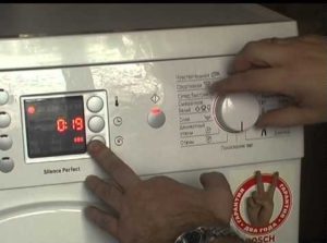 chế độ thử nghiệm trên máy giặt của Bosch