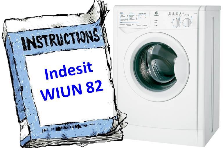Manual para máquina de lavar roupa Indesit WIUN 82