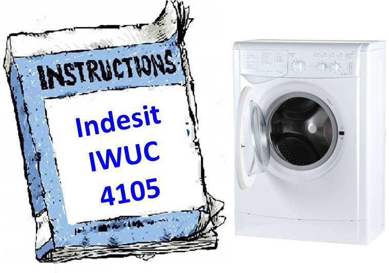 Ръководство за пералня Indesit IWUC 4105