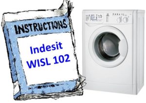 מדריך למכונת כביסה Indesit WISL 102