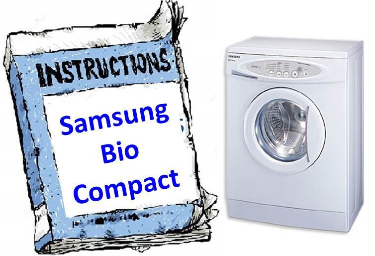 Ръководство за пералня (S821) Samsung Bio Compact