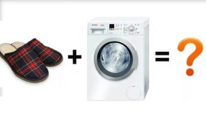 Wie man Hausschuhe in einer Waschmaschine wäscht
