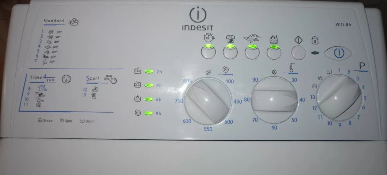 Tải hàng đầu máy giặt Indesit đánh giá
