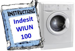 Manual for washing machine Indesit WIUN 100