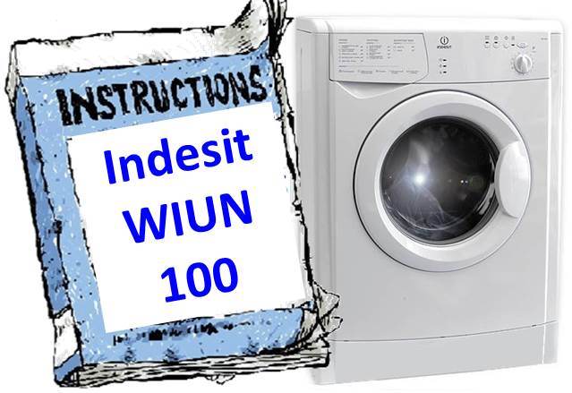 Ръководство за пералня Indesit WIUN 100
