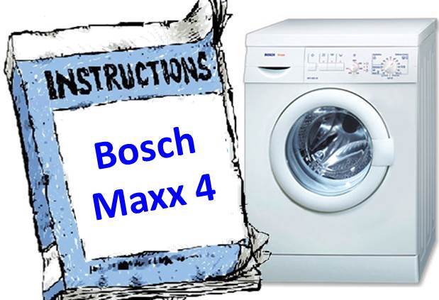 Ръководство за шайба Bosch Maxx 4