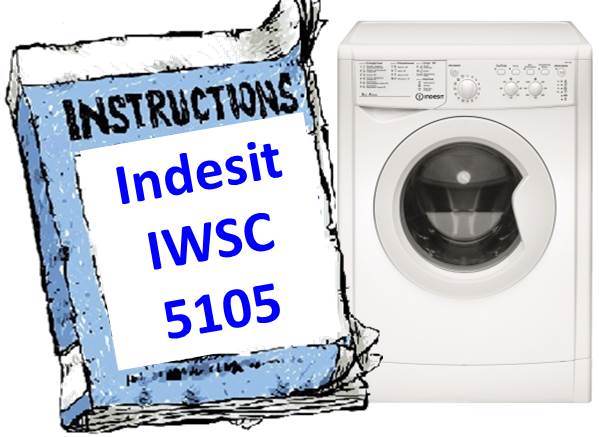Manual for vaskemaskin Indesit IWSC 5105