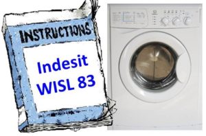 Manual para máquina de lavar roupa Indesit WISL 83