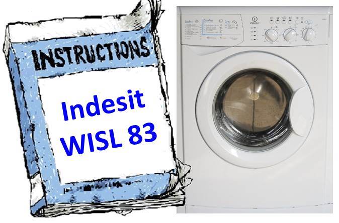 Çamaşır makinesi kullanım kılavuzu Indesit WISL 83