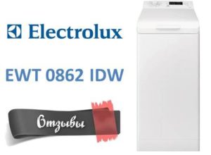 Reviews on the washing machine Electrolux EWT 0862 IDW