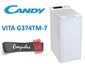 Ulasan tinjauan mesin basuh Candy VITA G374TM-7