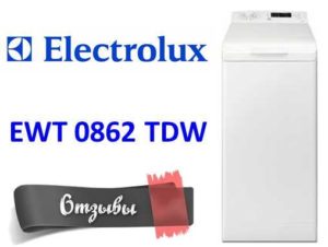 Çamaşır makinesi Electrolux EWT 0862 TDW hakkında değerlendirme