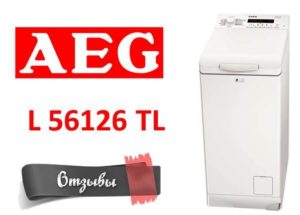 Comentários sobre a máquina de lavar AEG L 56126 TL