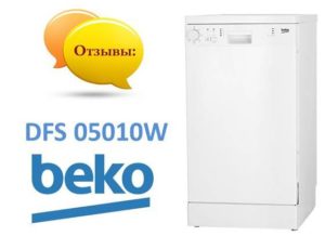 Anmeldelser af opvaskemaskinen Beko DFS 05010W