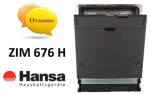 Hansa ZIM 676 H mosogatógép - vélemények