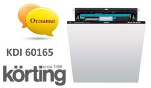 Korting KDI 60165 Oplysninger om opvaskemaskine