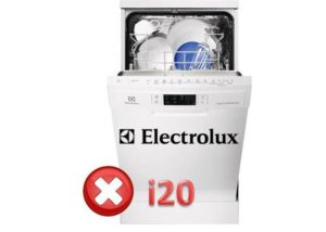 Bagaimana untuk memperbaiki kesilapan i20 dalam mesin basuh Electrolux
