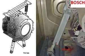 How to change shock absorbers on a Bosch washing machine