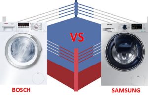 Apa yang lebih baik mesin basuh Bosch atau Samsung