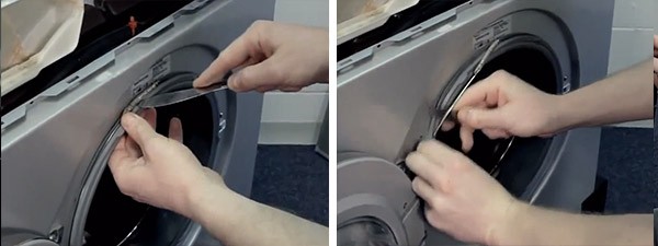 Replacing the cuff on the LG_7 washer