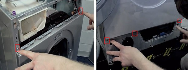 Replacing the cuff on the LG_9 washer