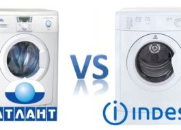Melyik mosógép jobb, mint az Indesit vagy az Atlant?