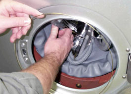 How to change the cuff on the LG washing machine